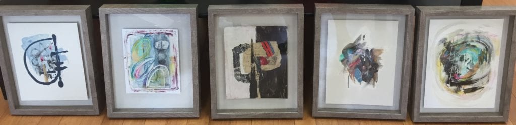 Mixed Media drawings, paintings & collage.